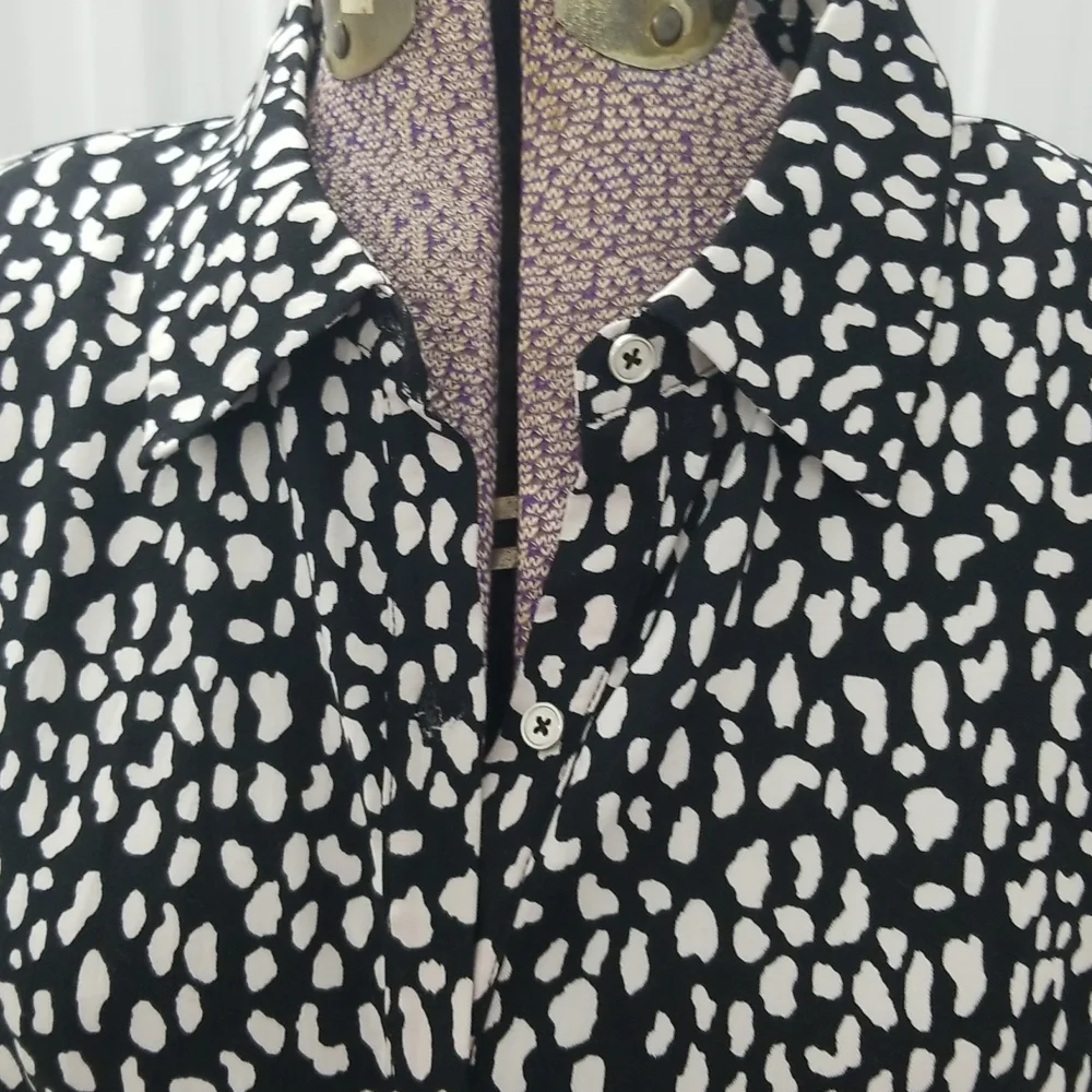 Forever 21 Black and White Printed Dress - Picture 5 of 9
